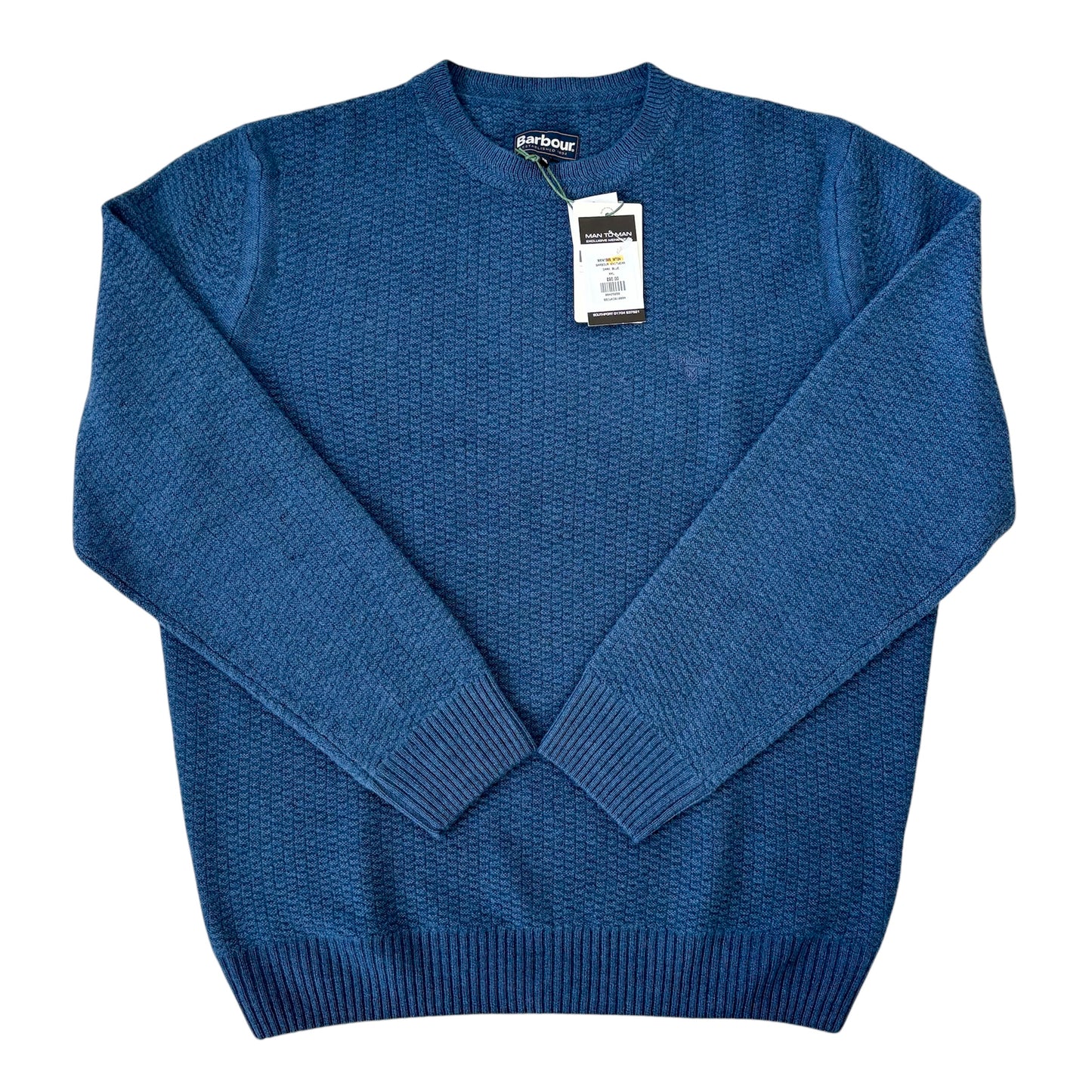 BARBOUR CREW NECK KNITTED SWEATSHIRT