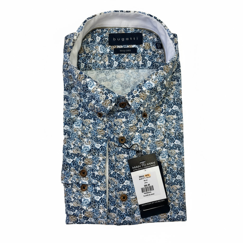 BUGATTI REGULAR FIT LONG SLEEVE SHIRT