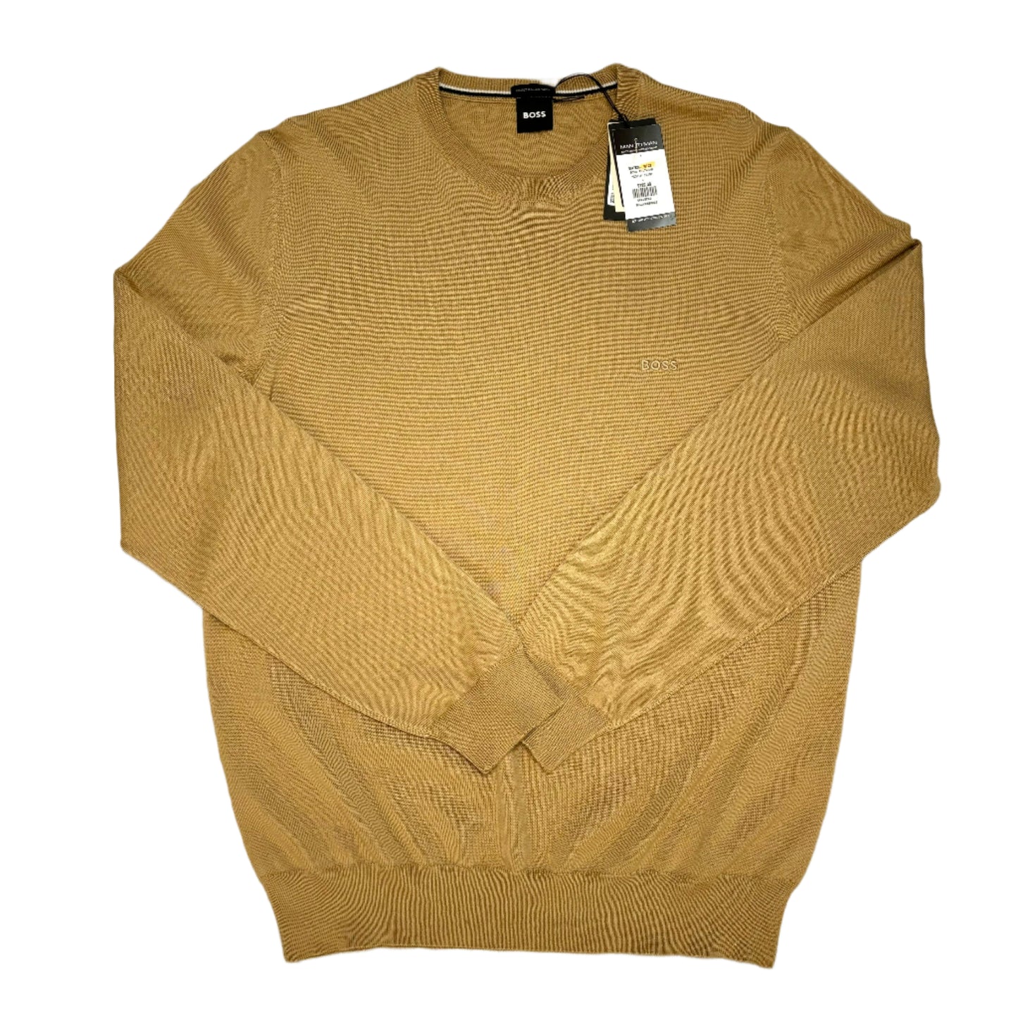 BOSS BLACK CREW NECK KNITTED SWEATSHIRT