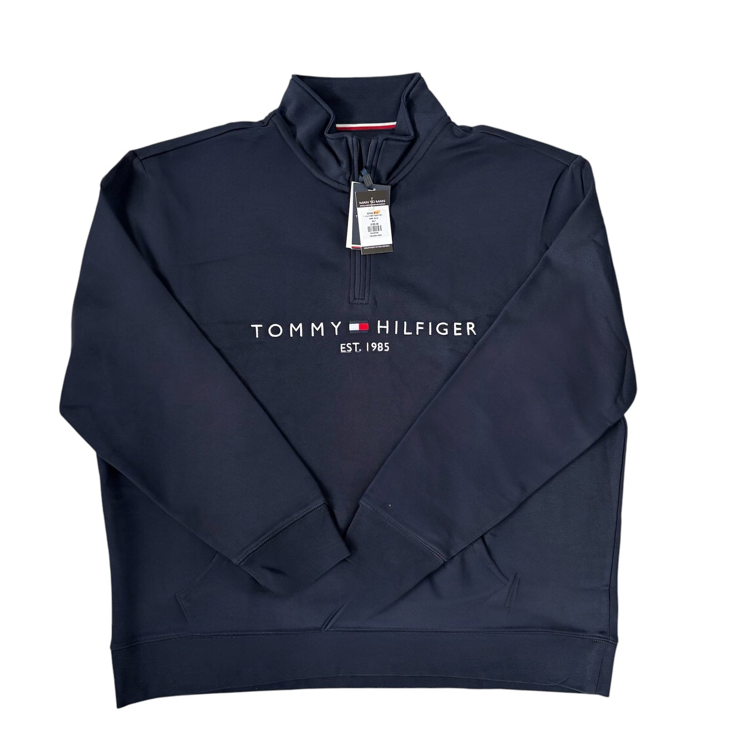 BIG & TALL TOMMY HILFIGER 1/4 ZIP SWEATSHIRT