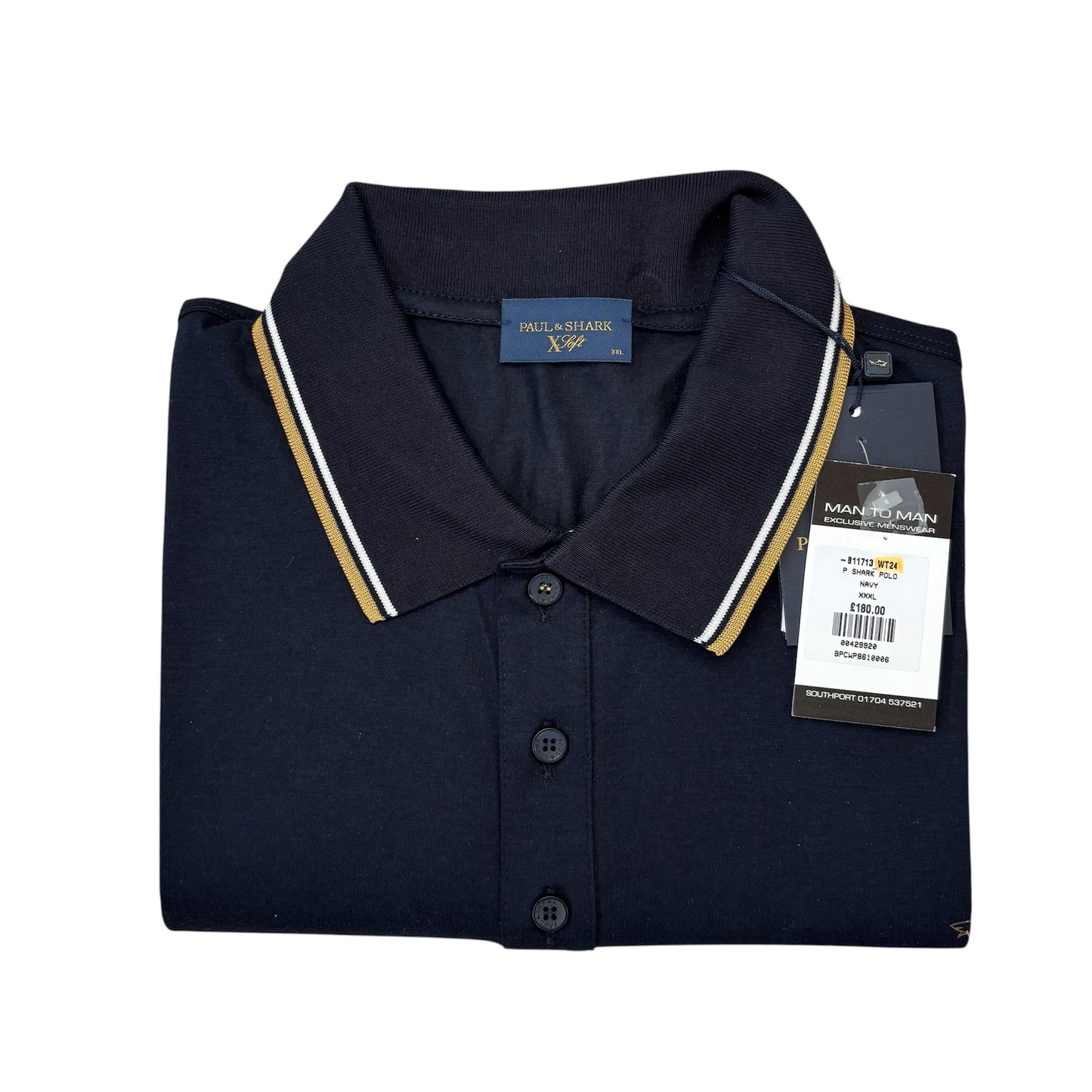 BIG & TALL PAUL & SHARK REGULAR FIT POLO SHIRT