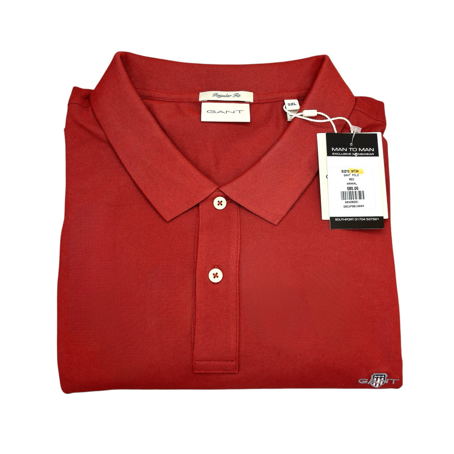 BIG & TALL GANT REGULAR FIT POLO SHIRT