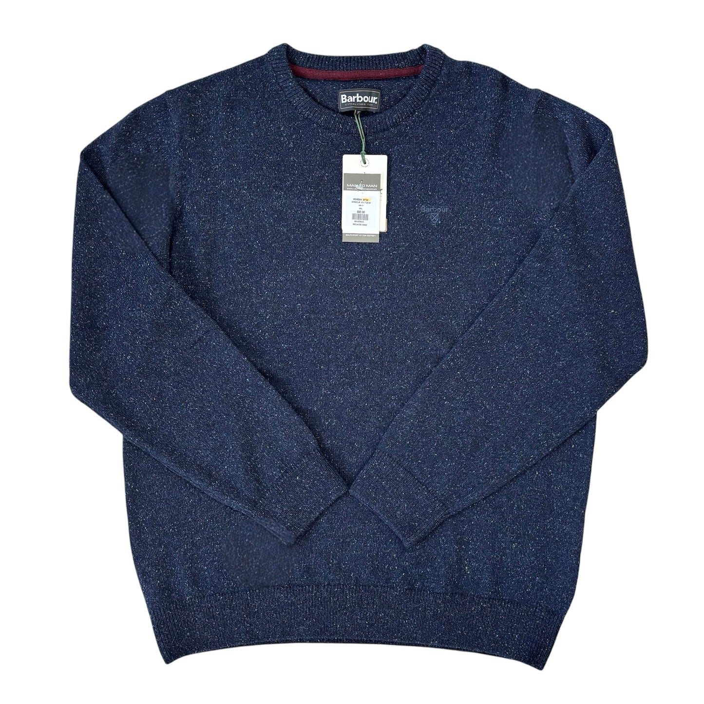 BARBOUR CREW NECK KNITTED SWEATSHIRT