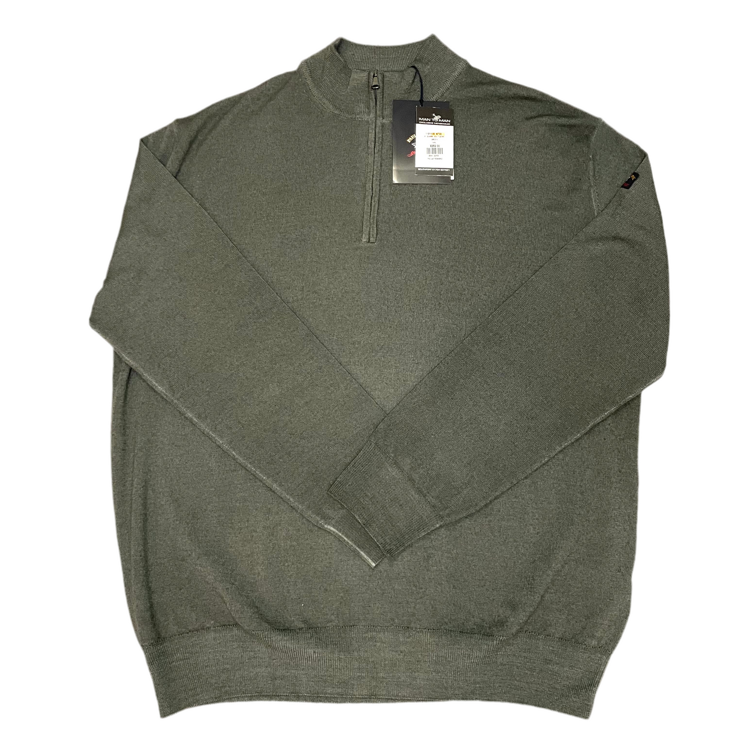 PAUL & SHARK 1/4 ZIP KNITTED SWEATSHIRT