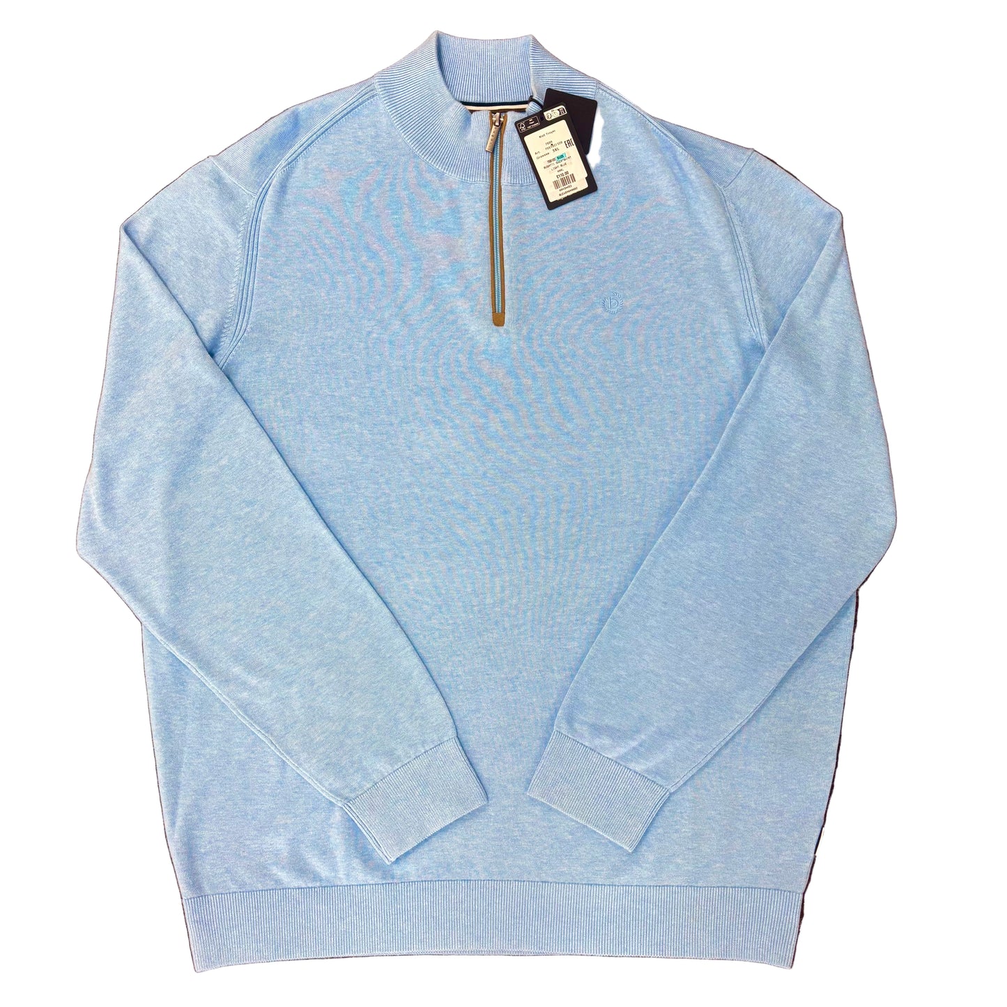 BUGATTI 1/4 ZIP KNITTED SWEATSHIRT