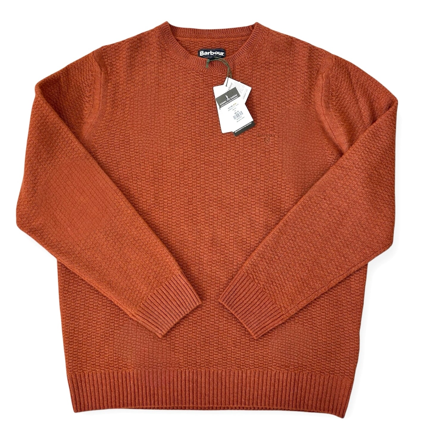 BARBOUR CREW NECK KNITTED SWEATSHIRT