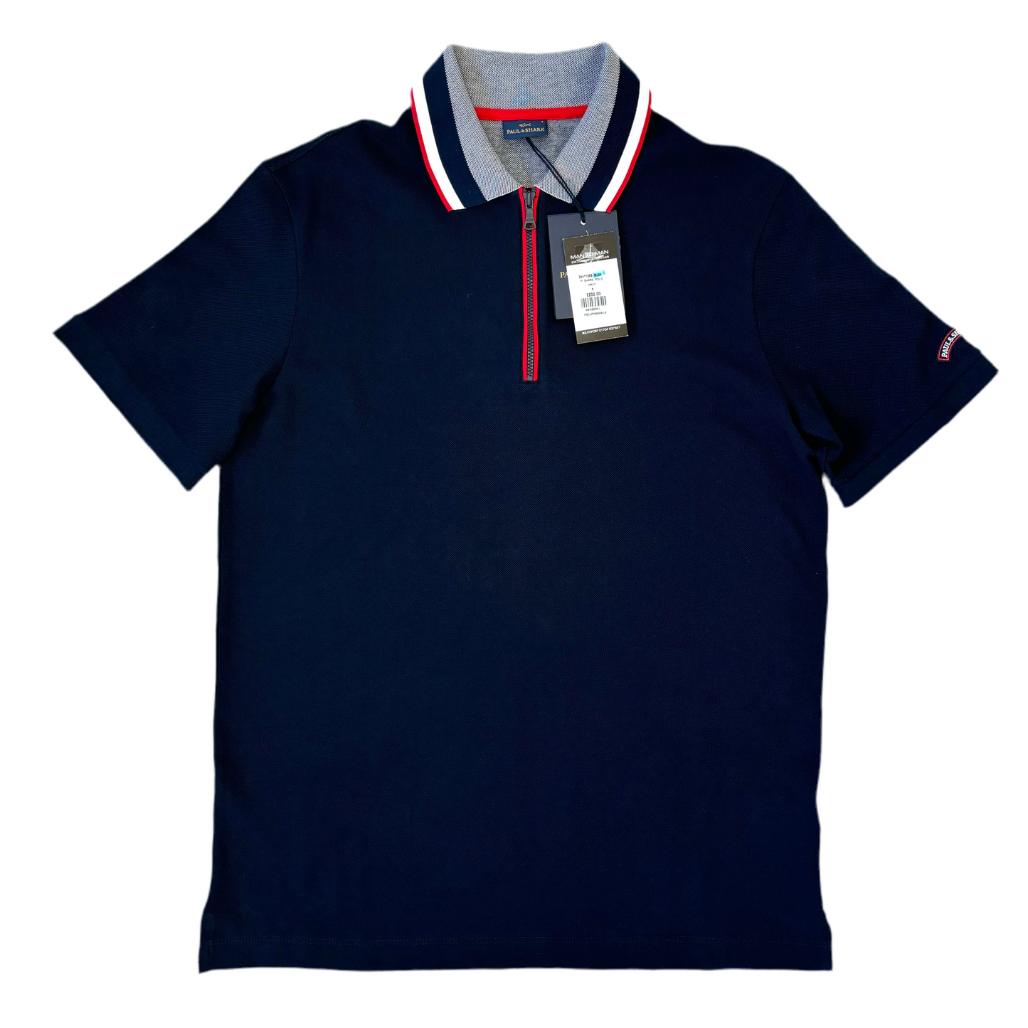 PAUL & SHARK REGULAR FIT 1/4 ZIP POLO SHIRT