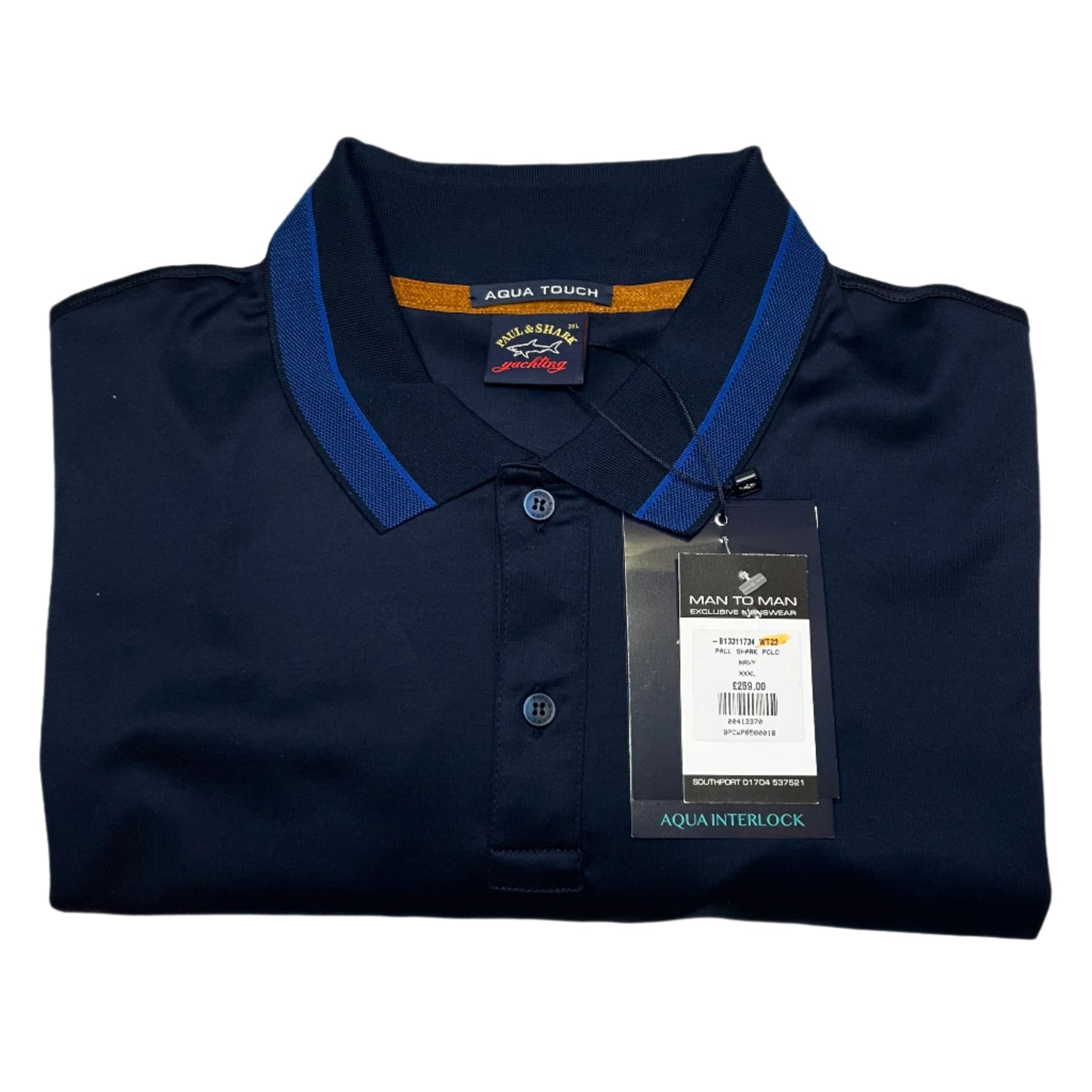 BIG & TALL PAUL & SHARK REGULAR FIT POLO SHIRT