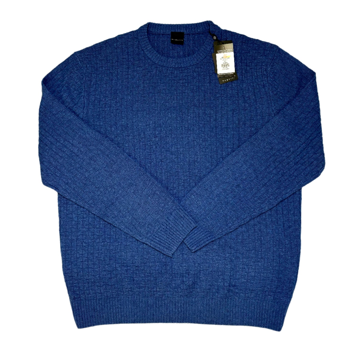 BIG & TALL BUGATTI CREW NECK KNITTED SWEATSHIRT