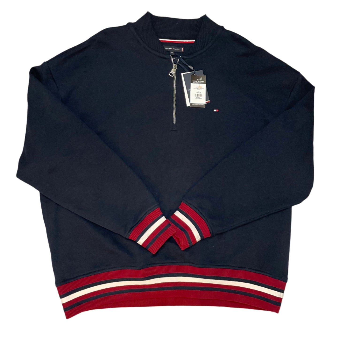 TOMMY HILFIGER 1/4 ZIP SWEATSHIRT