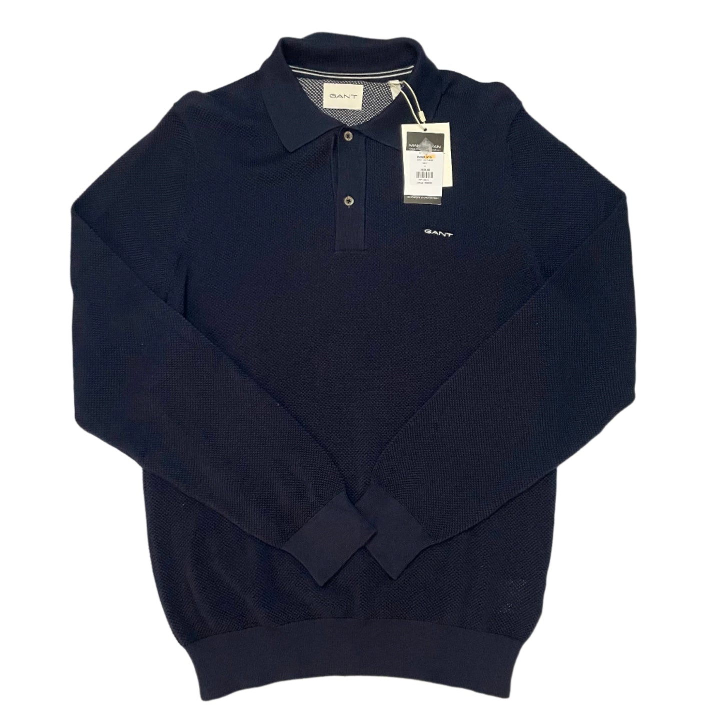 GANT 2 BUTTON KNITTED SWEATSHIRT