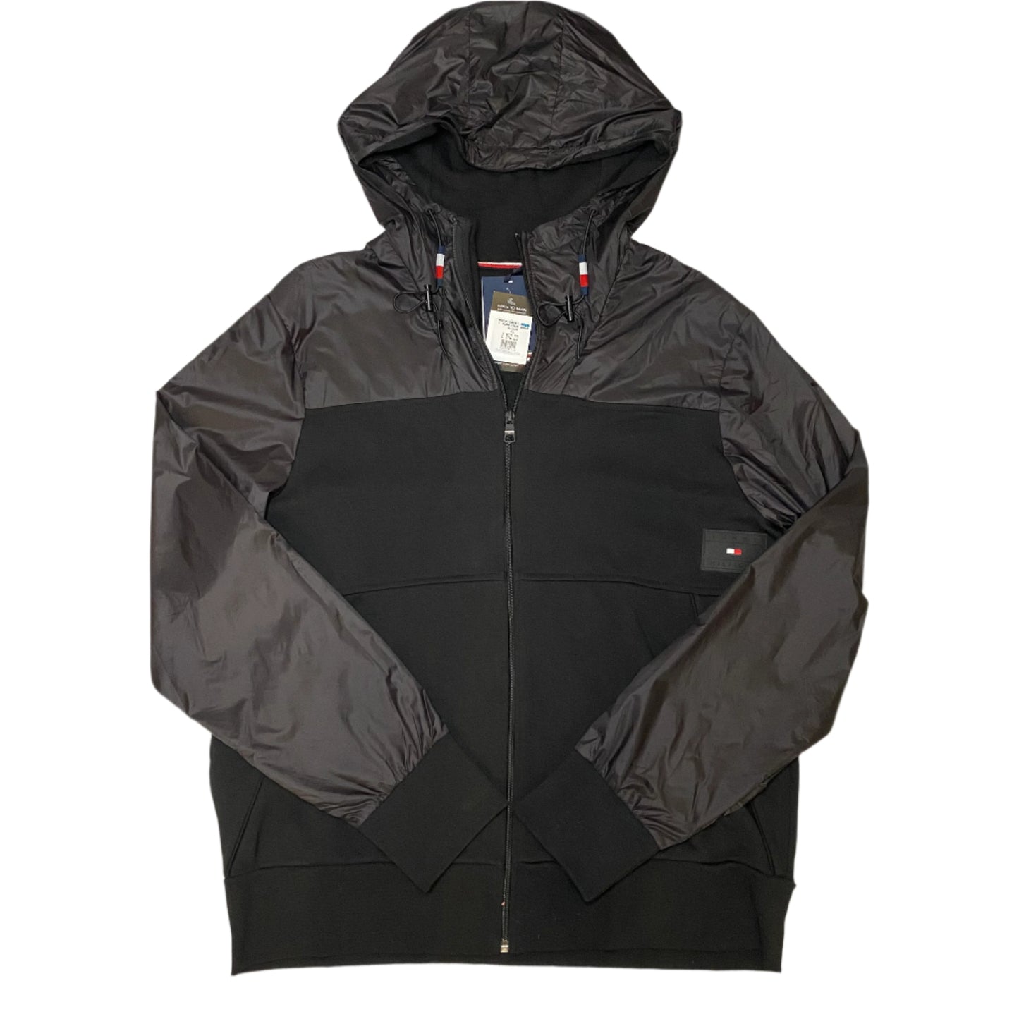 TOMMY HILFIGER FULL ZIP HYBRID HOODED JACKET