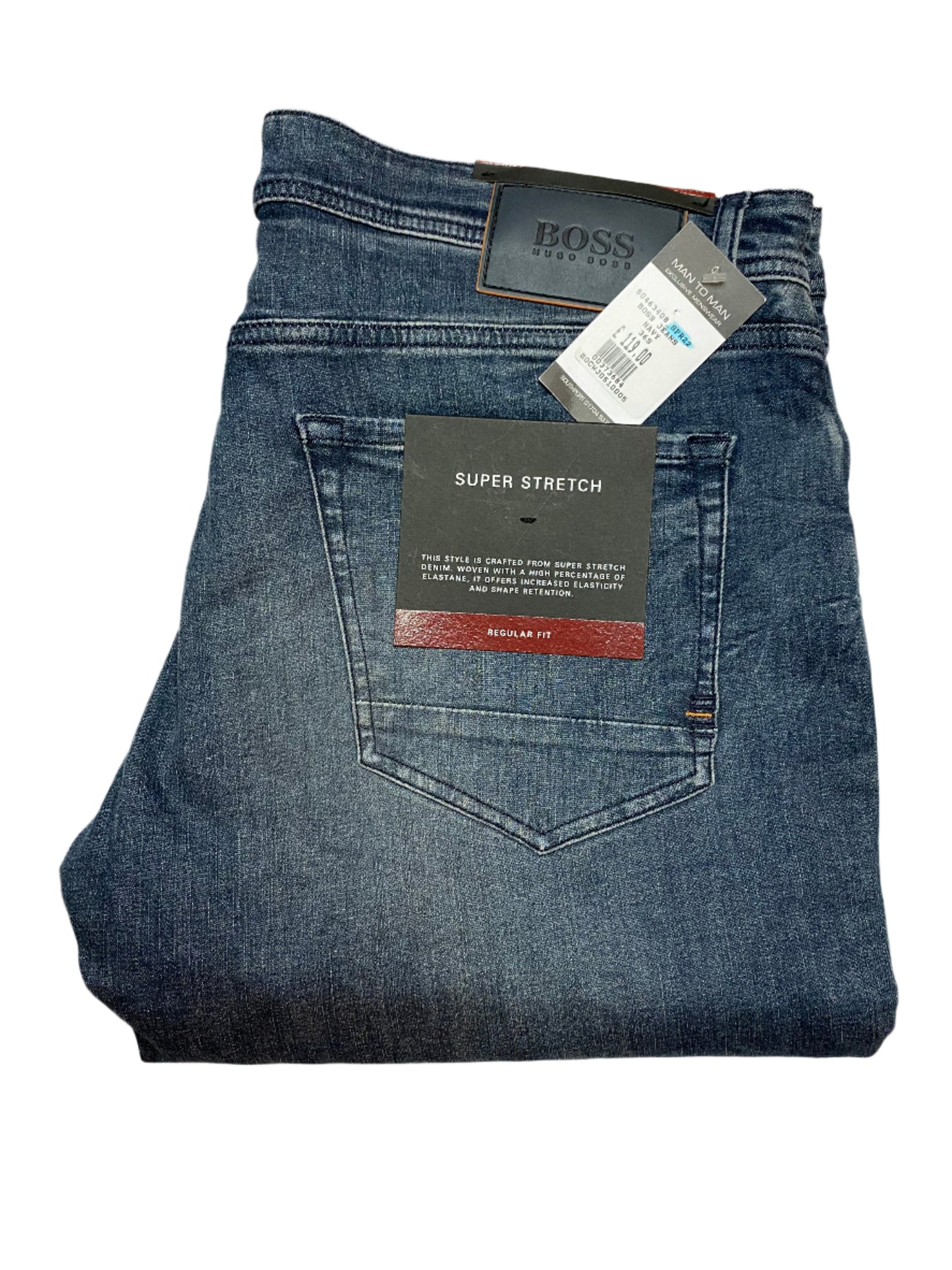 BOSS BLACK REGULAR FIT JEANS