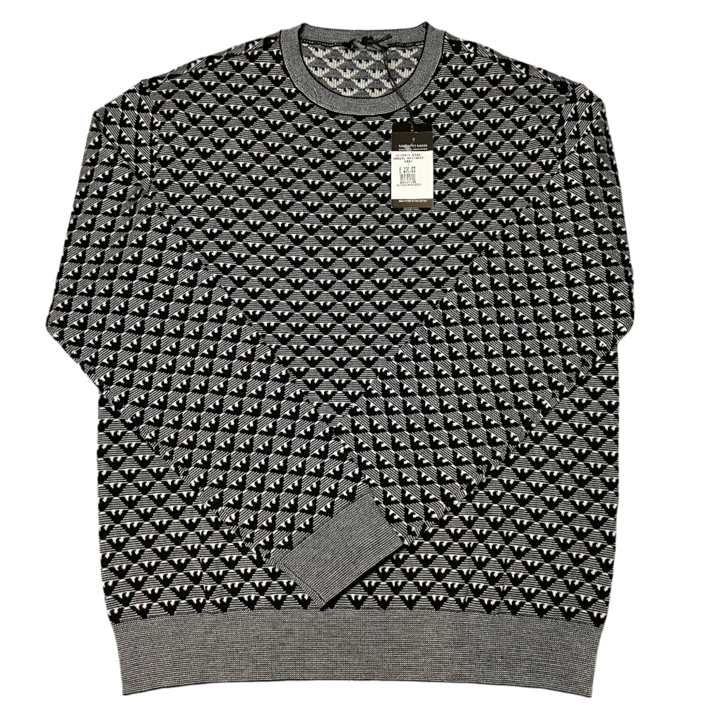 EMPORIO ARMANI KNITTED SWEATSHIRT