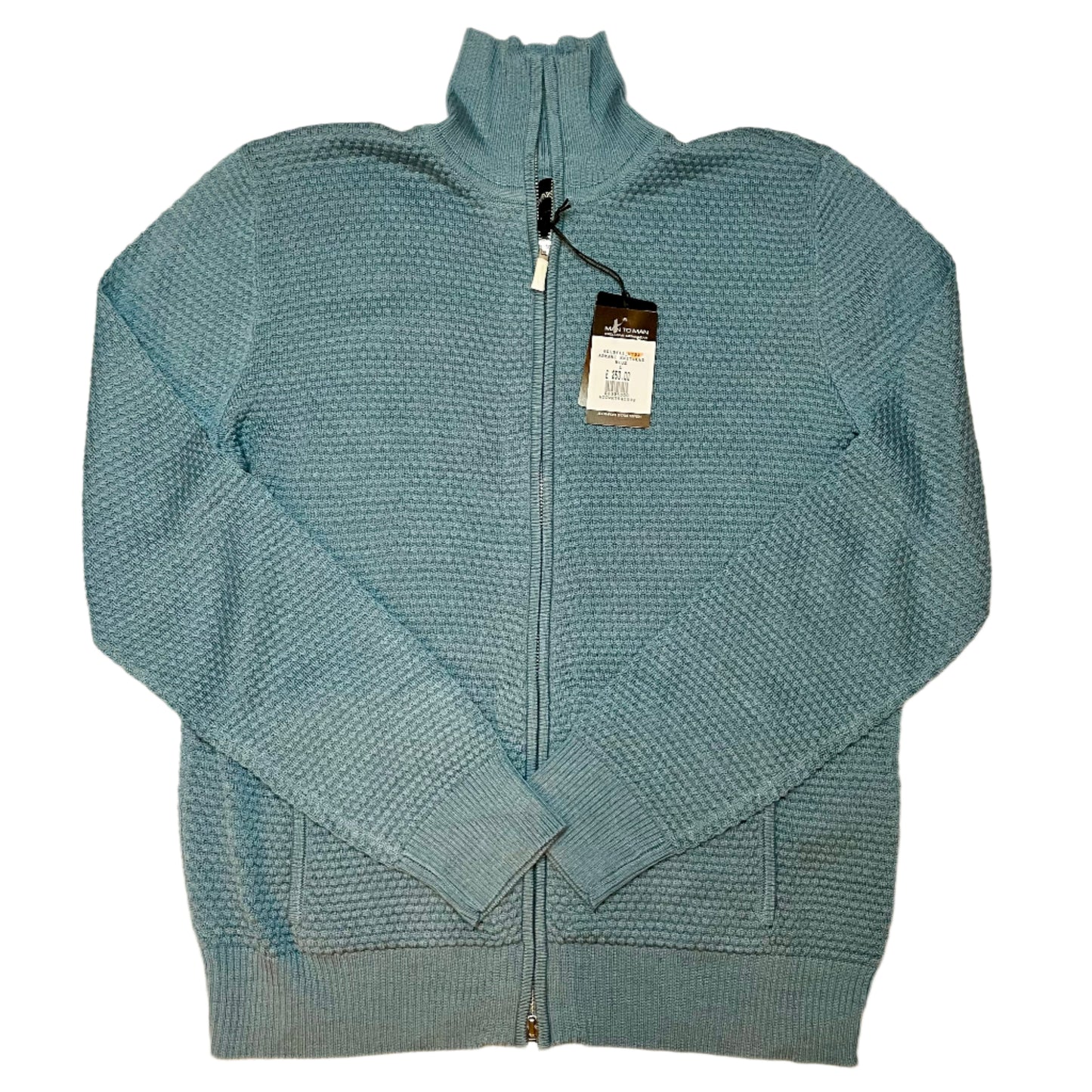 EMPORIO ARMANI FULL ZIP KNITTED SWEATSHIRT