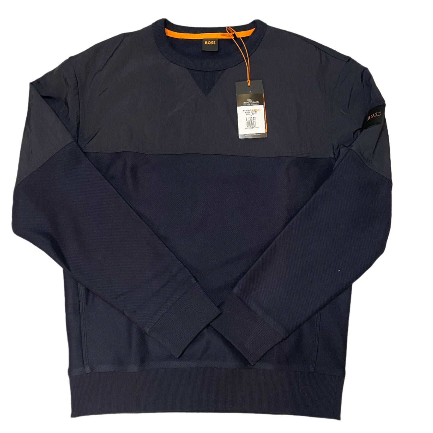 BOSS ORANGE CREW NECK SWEATSHIRT