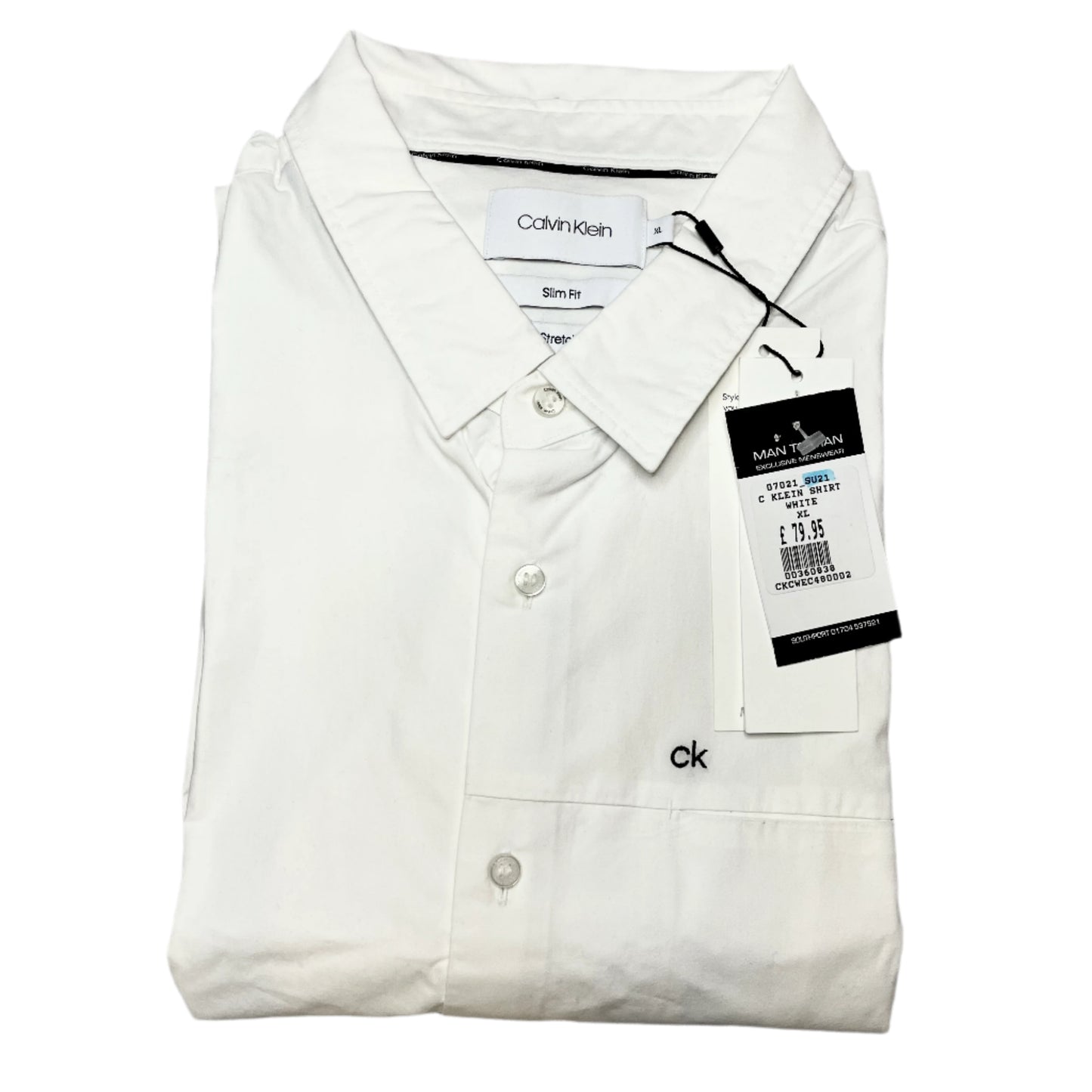 CALVIN KLEIN SLIM FIT LONG SLEEVE SHIRT