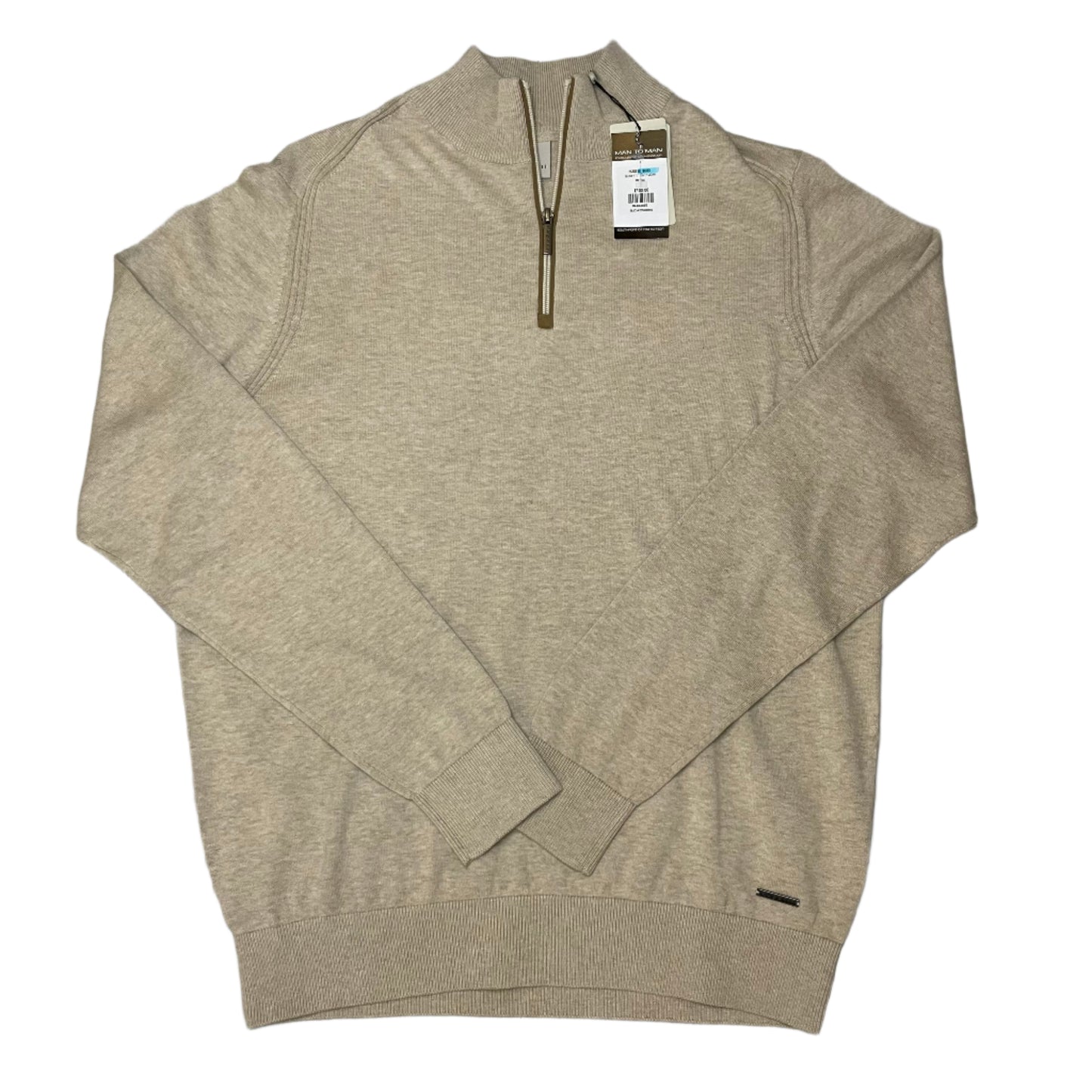 BUGATTI 1/4 ZIP KNITTED SWEATSHIRT