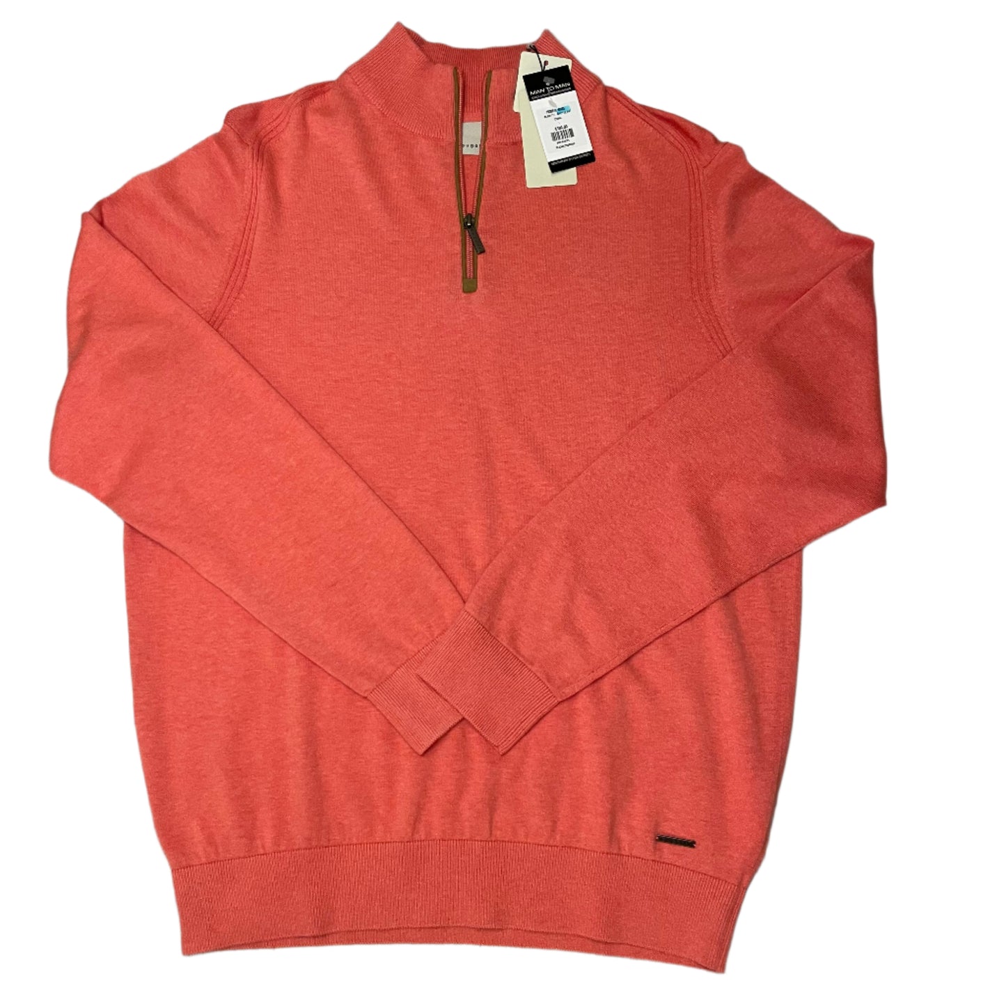BUGATTI 1/4 ZIP KNITTED SWEATSHIRT