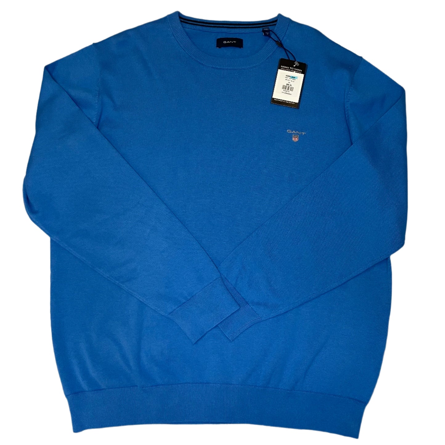 BIG & TALL GANT REGULAR FIT CREW NECK KNITTED SWEATSHIRT