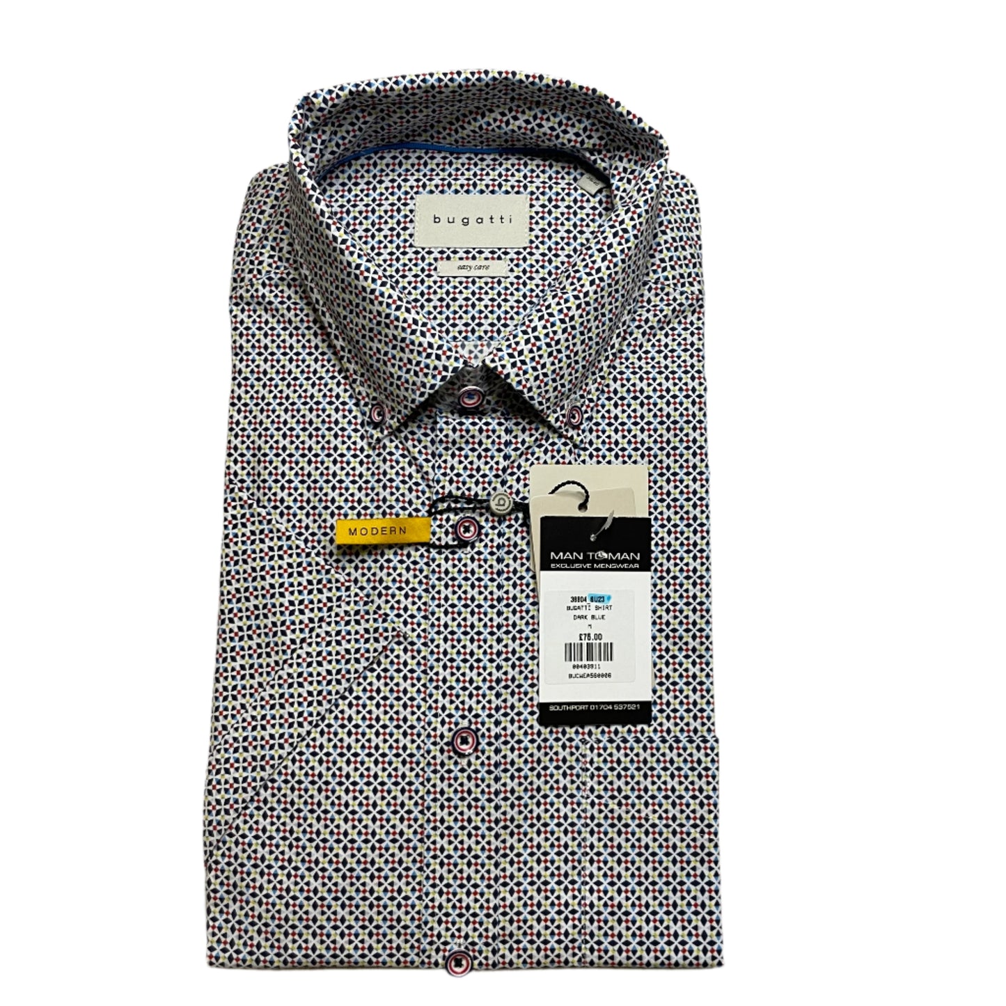 BUGATTI REGULAR FIT SHORT SLEEVE SHIRT