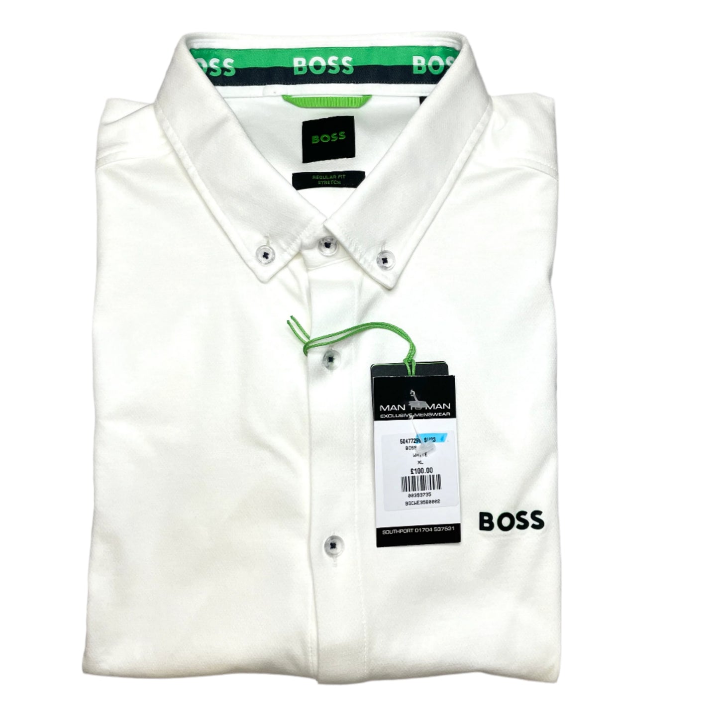 BOSS GREEN REGULAR FIT SHORT SLEEVE SHIRT