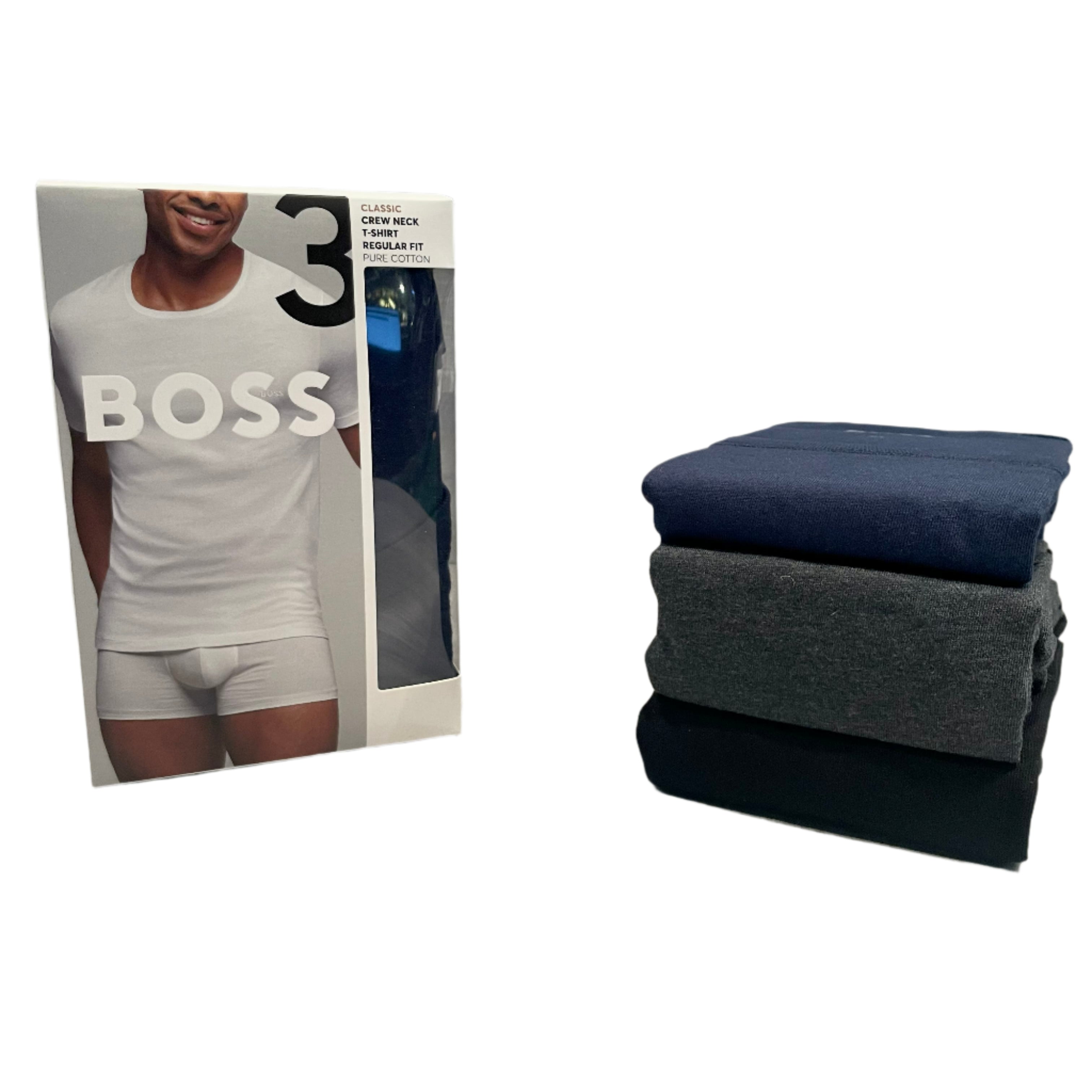 BOSS 3 PACK T SHIRTS Man to Man Clearance