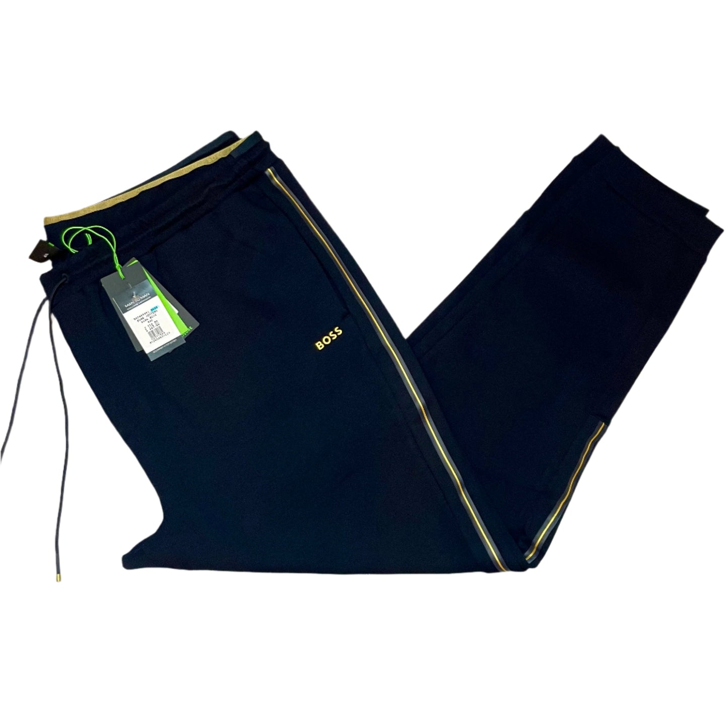 BIG & TALL BOSS GREEN JOGGING BOTTOMS