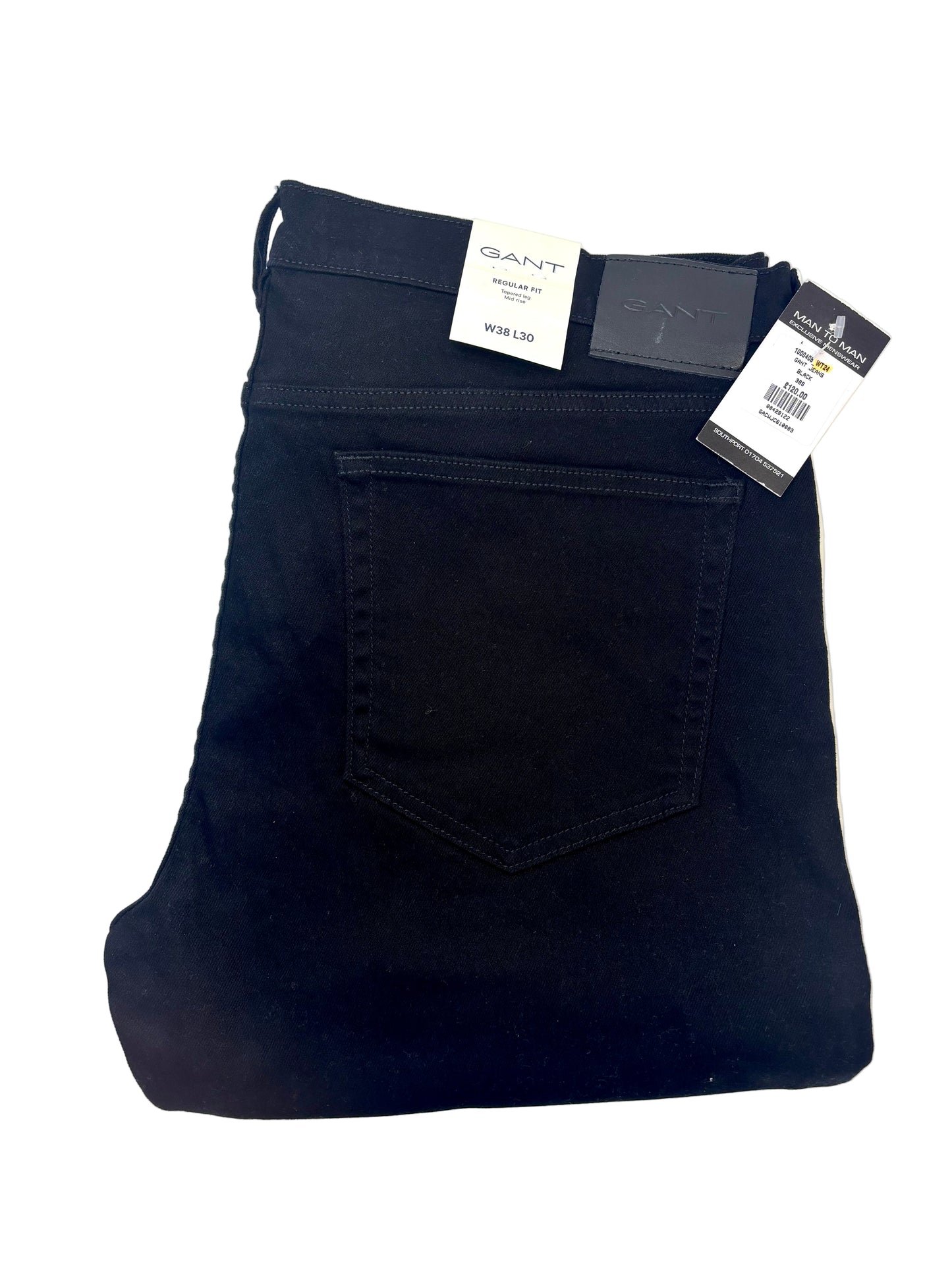 GANT REGULAR FIT TAPERED LEG JEANS