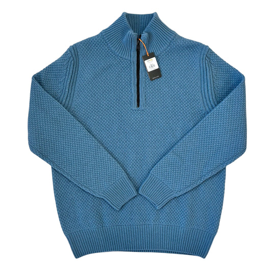 BOSS ORANGE 1/4 ZIP KNITTED SWEATSHIRT