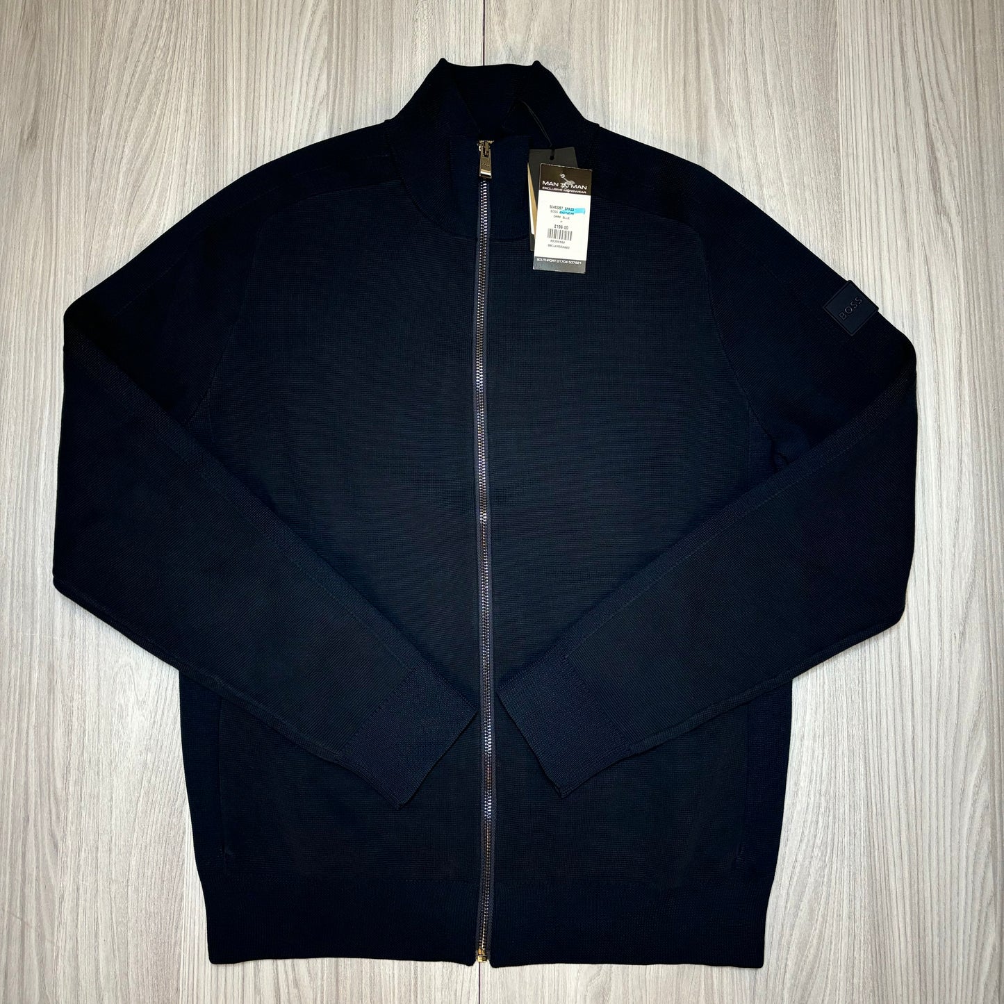 BOSS BLACK FULL ZIP SWEATSHIRT