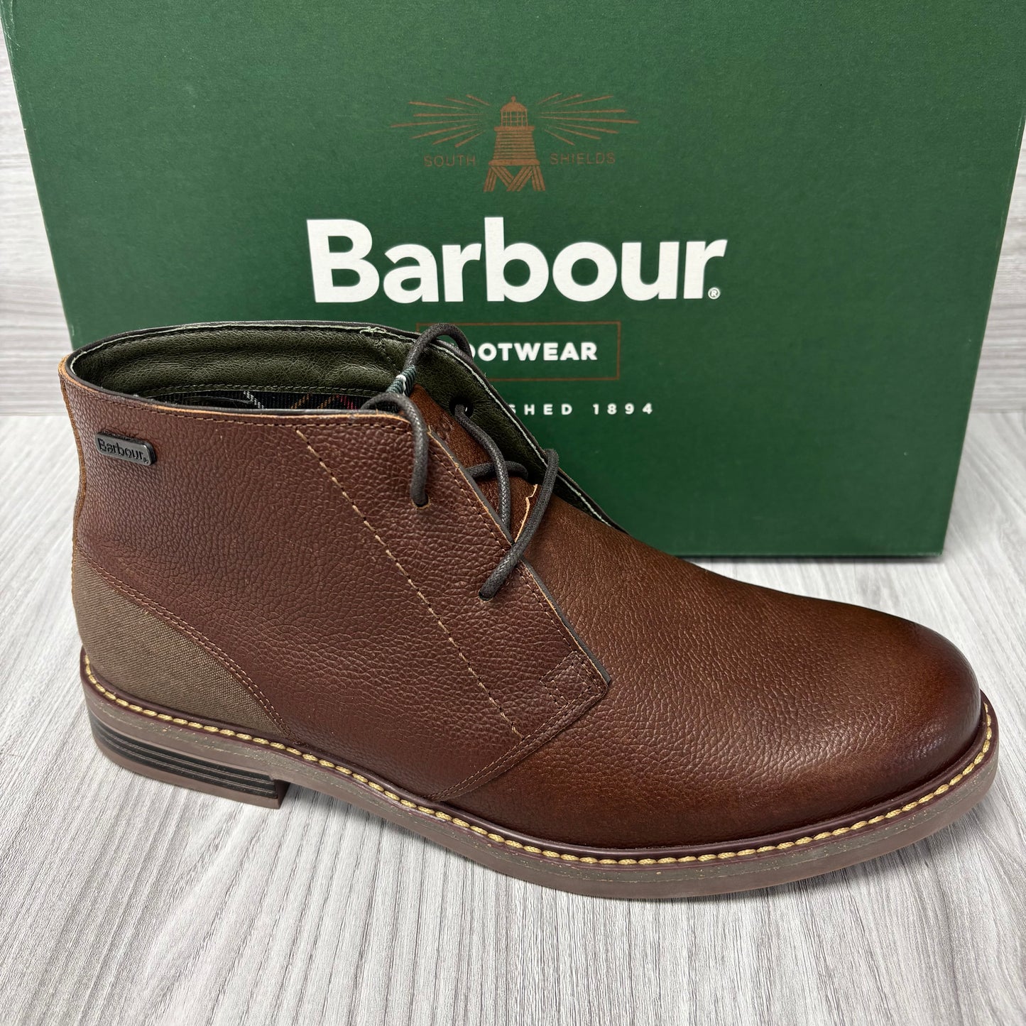 BARBOUR LACE UP BOOTS