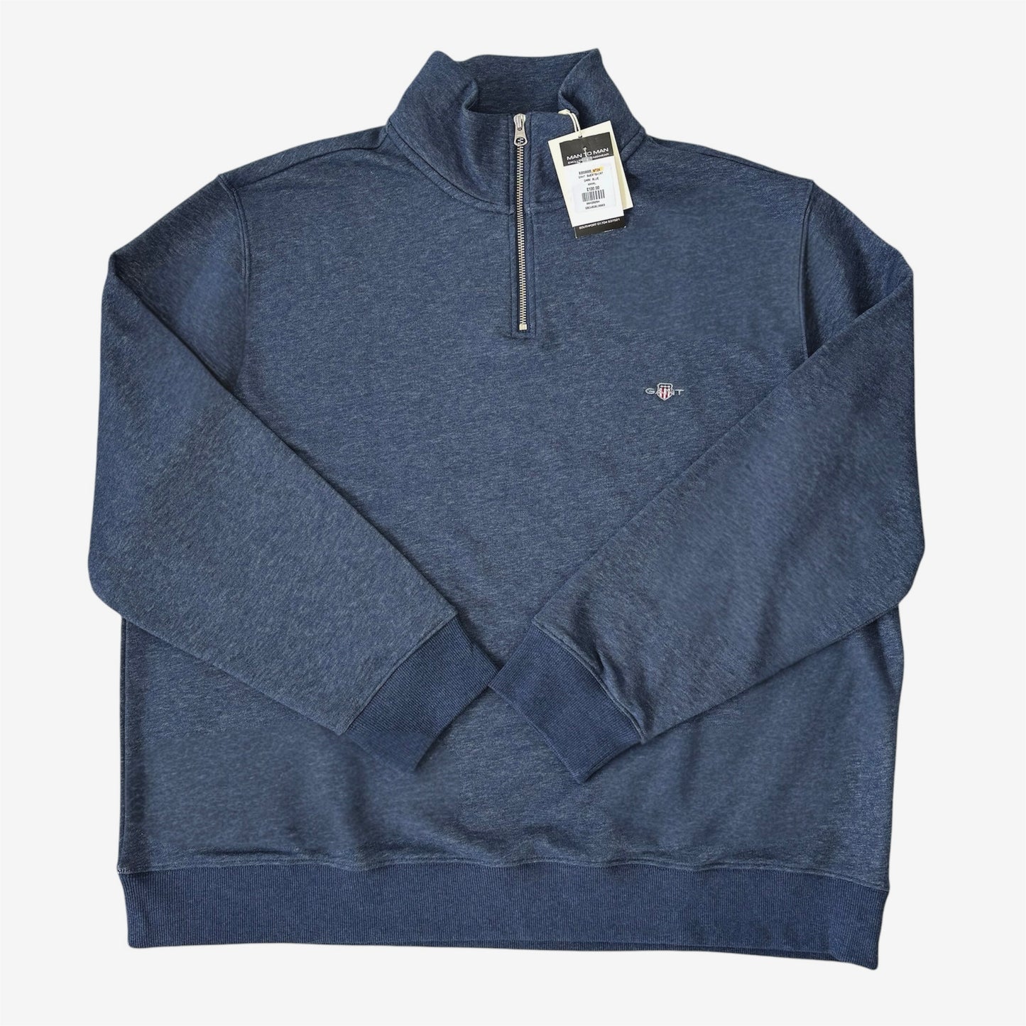 BIG & TALL GANT 1/4 ZIP SWEATSHIRT