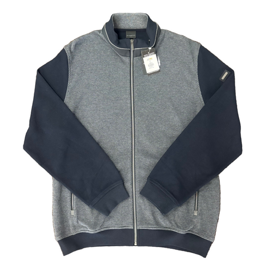 BUGATTI FULL ZIP KNITTED SWEATSHIRT