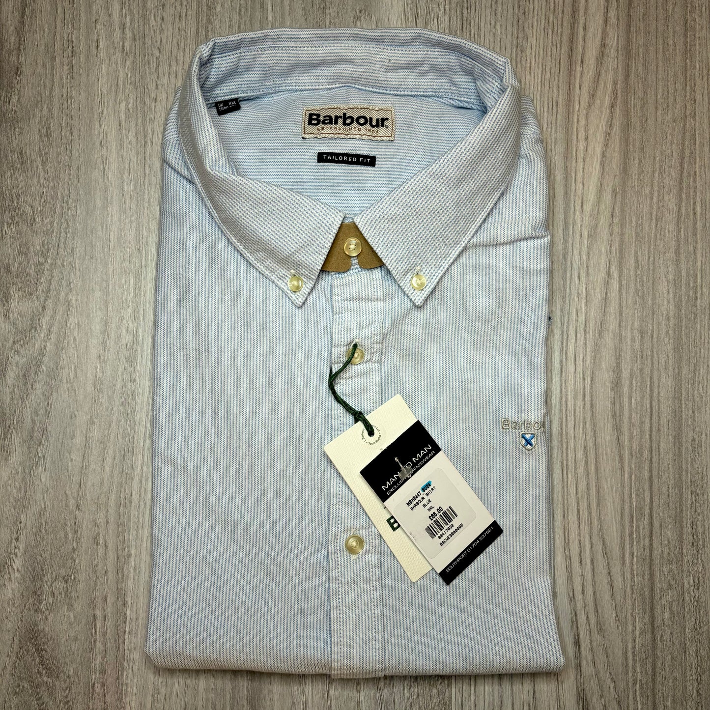 BARBOUIR TAILORED FIT SHORT SLEEVE SHIRT