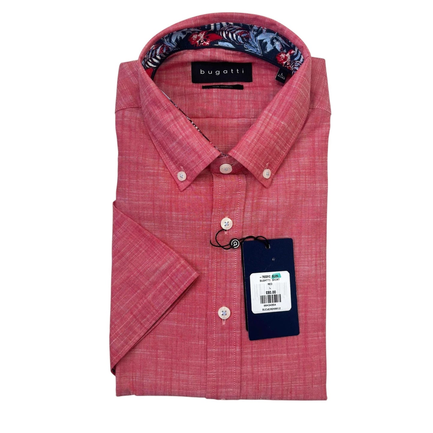 BUGATTI REGULAR FIT SHORT SLEEVE SHIRT