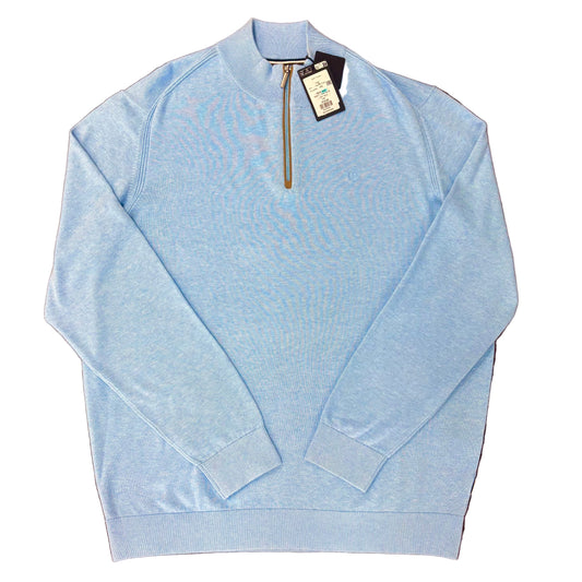 BUGATTI 1/4 ZIP KNITTED SWEATSHIRT