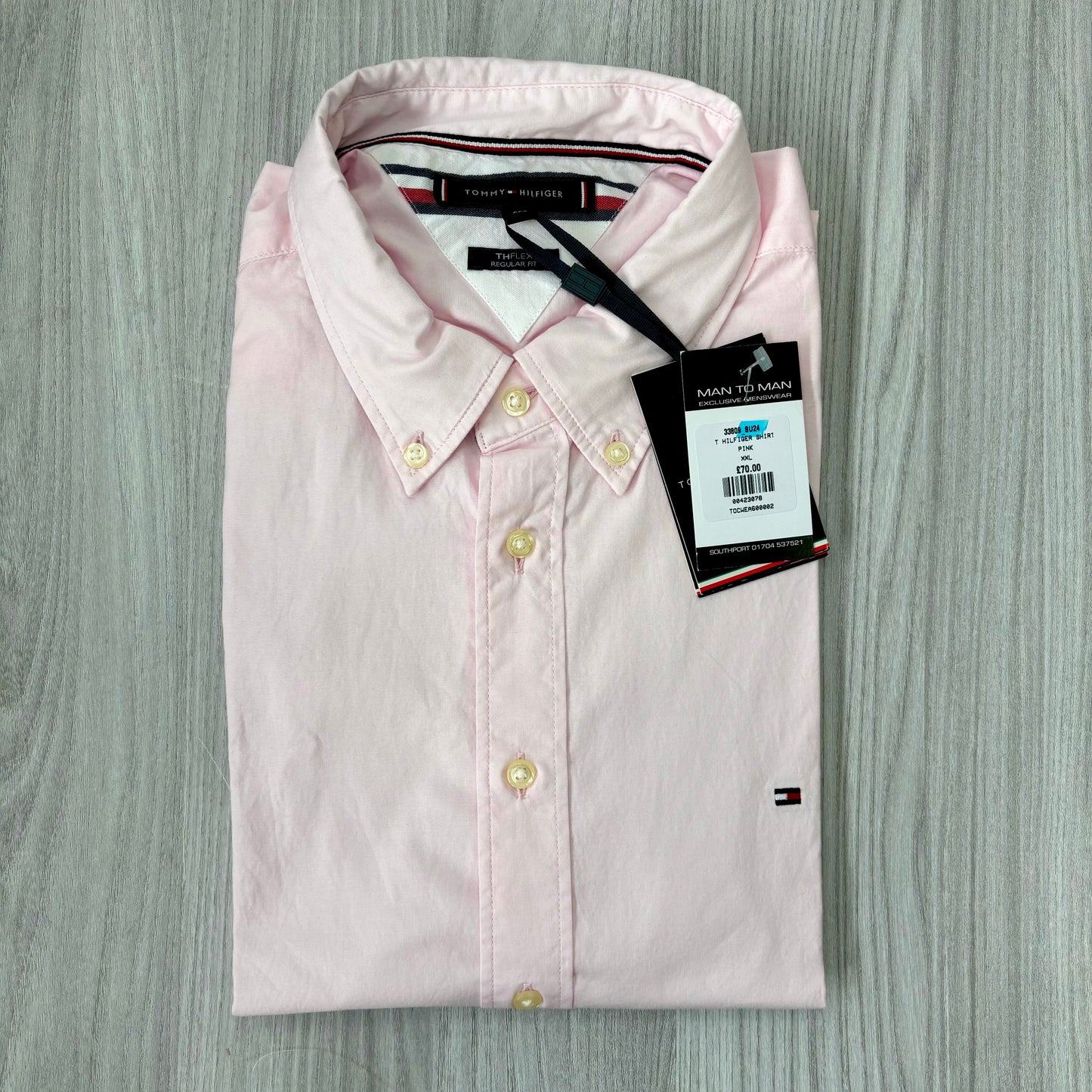 TOMMY HILFIGER REGULAR FIT SHORT SLEEVE SHIRT