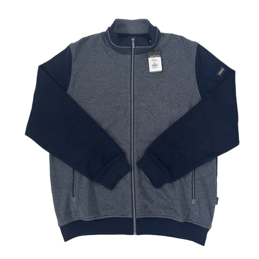 BUGATTI FULL ZIP KNITTED SWEATSHIRT