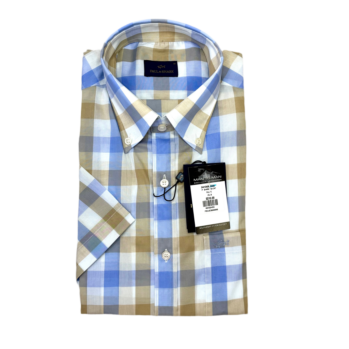 PAUL & SHARK REGULAR FIT SHORT SLEEVE SHIRT