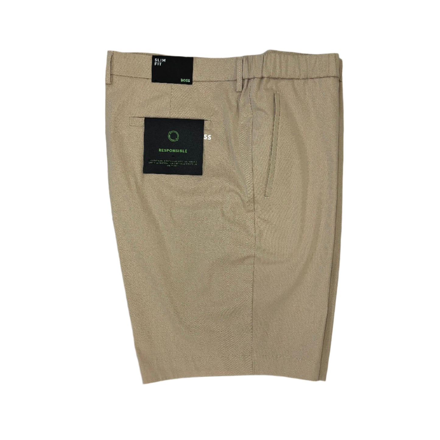 BIG & TALL BOSS GREEN SLIM FIT TAILORED SHORTS