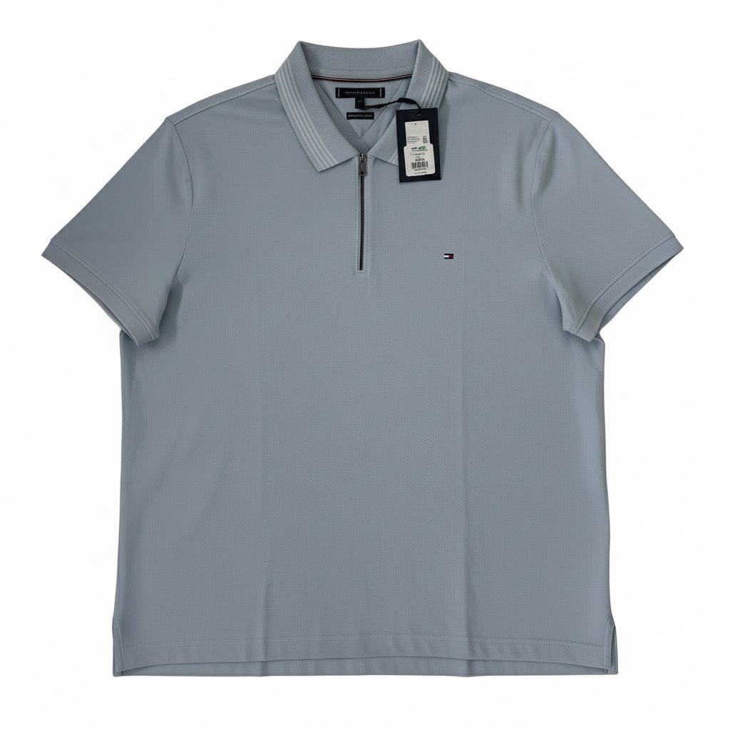 TOMMY HILFIGER 1/4 ZIP POLO SHIRT