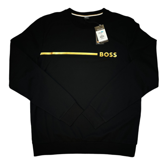 BOSS BLACK LOUNGEWEAR CREW NECK SWEATSHIRT