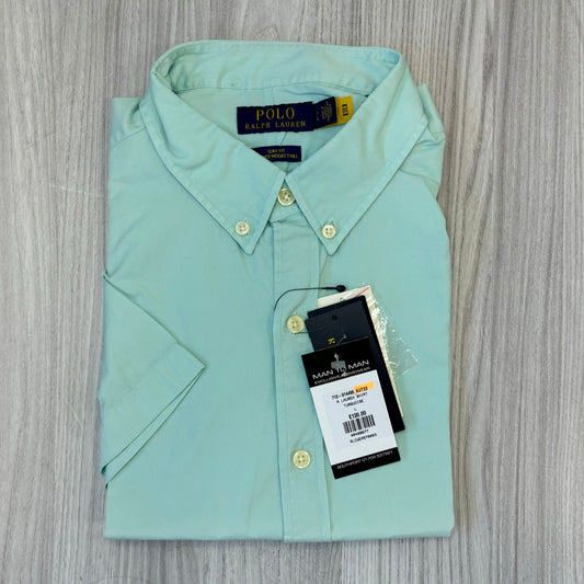 RALPH LAUREN SLIM FIT SHORT SLEEVE SHIRT