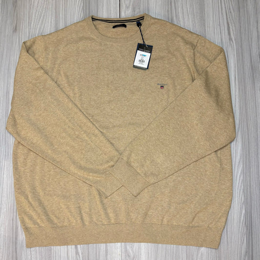 BIG & TALL GANT CREW NECK KNITTED SWEATSHIRT