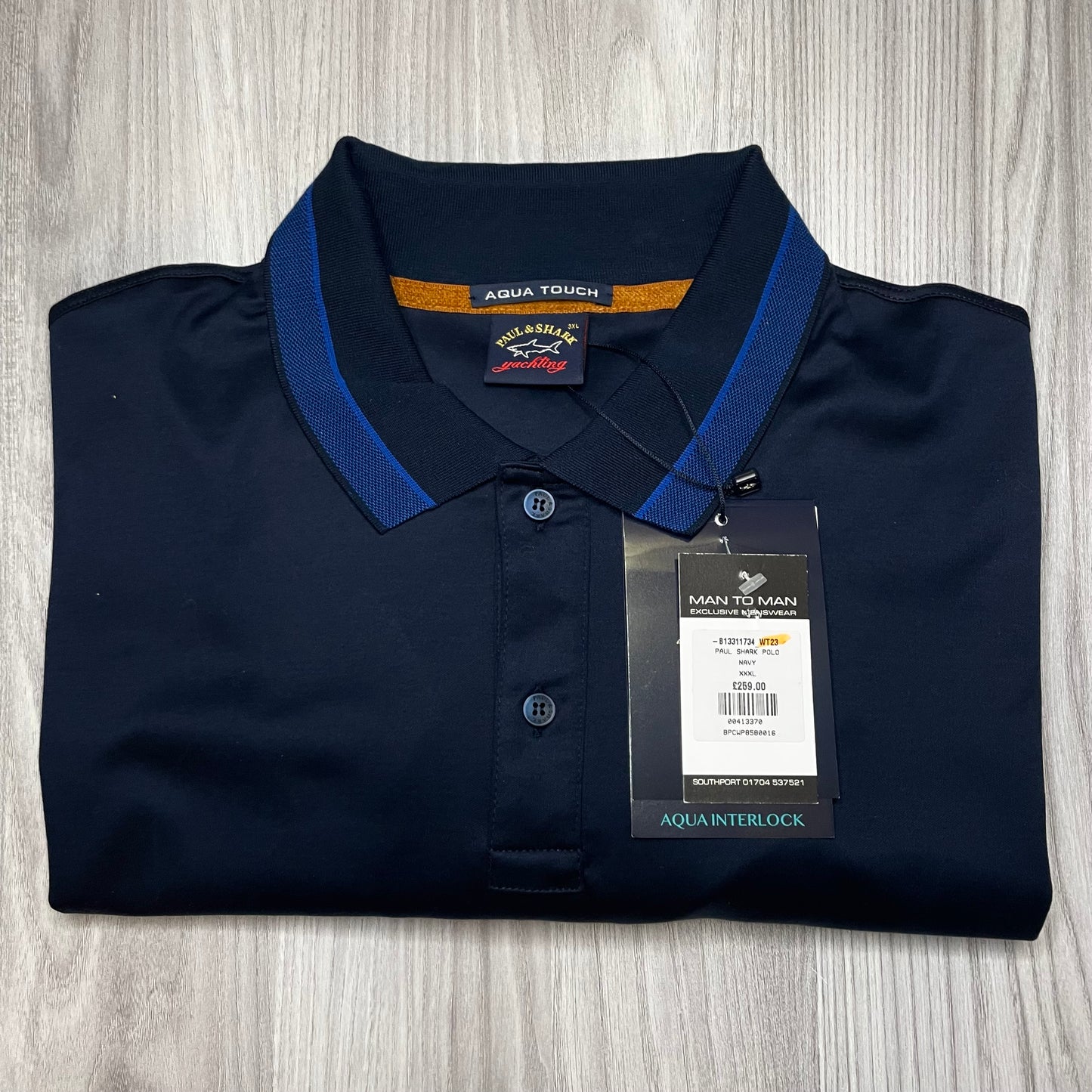 BIG & TALL PAUL & SHARK REGULAR FIT POLO SHIRT