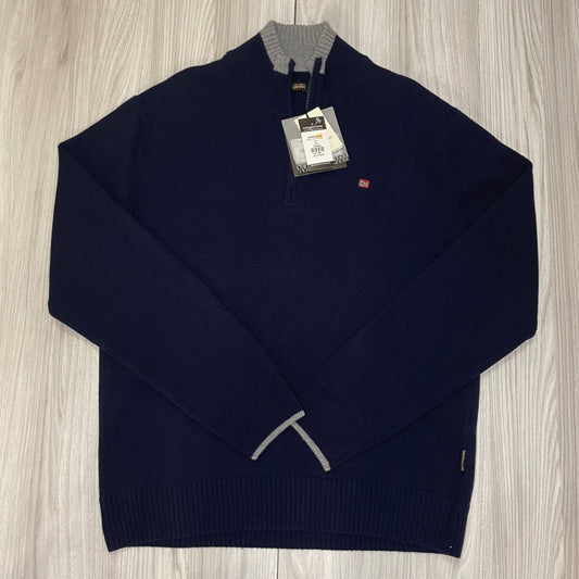 NAPAPIJRI 1/4 ZIP KNITTED SWEATSHIRT