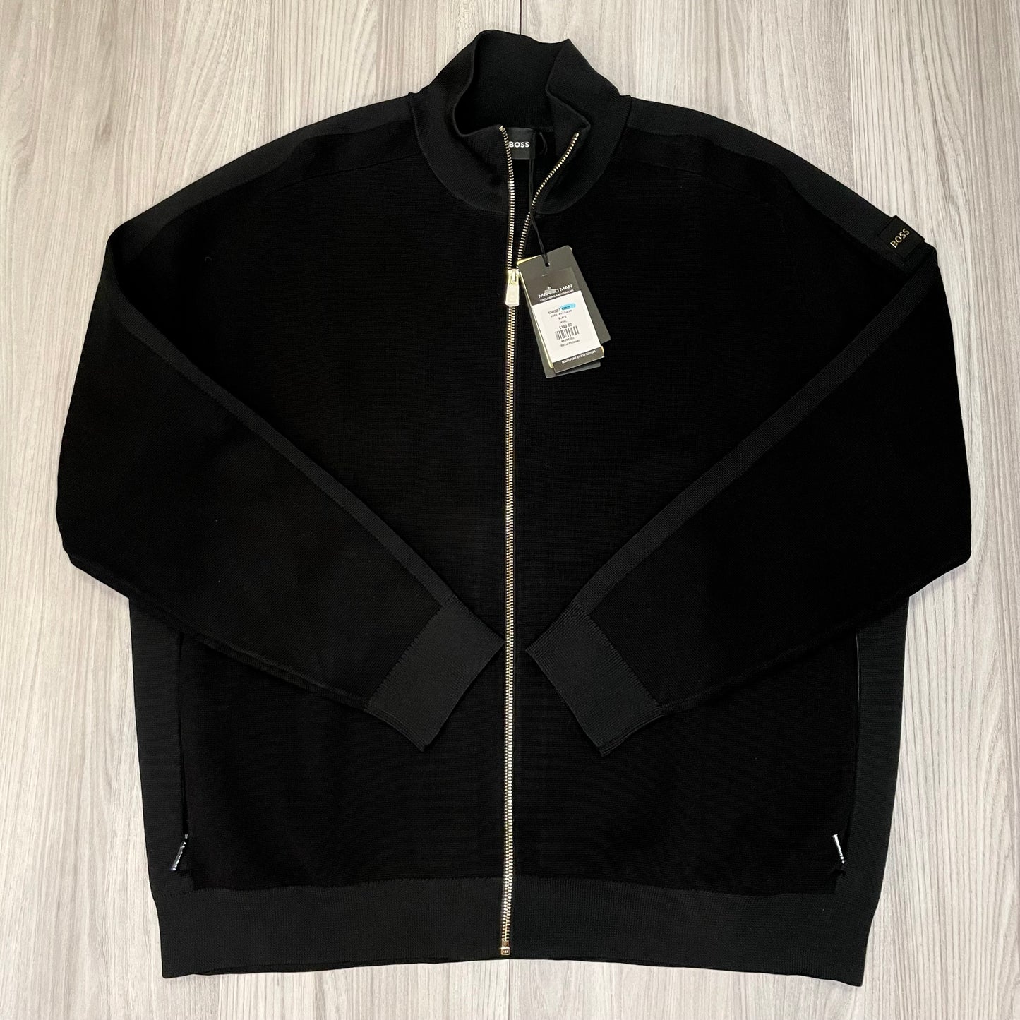 BOSS BLACK FULL ZIP SWEATSHIRT