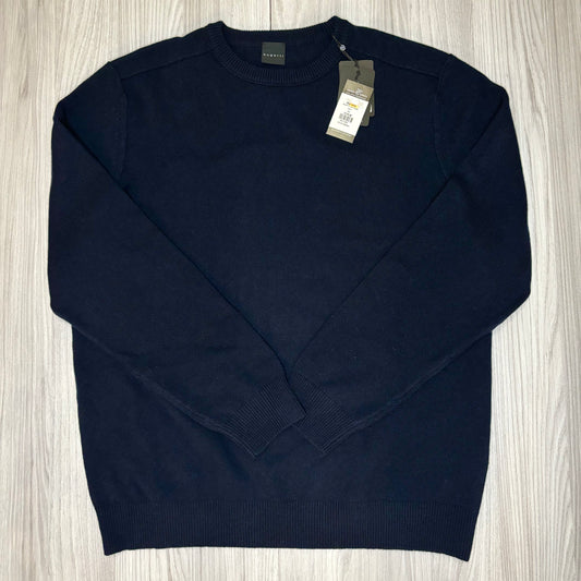 BIG & TALL BUGATTI CREW NECK KNITTED SWEATSHIRT