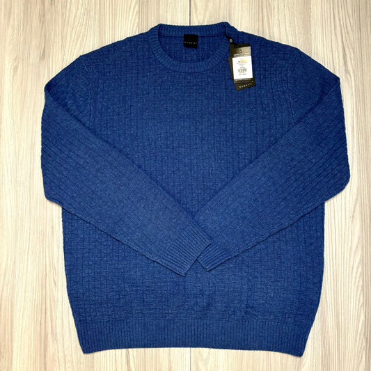 BIG & TALL BUGATTI CREW NECK KNITTED SWEATSHIRT